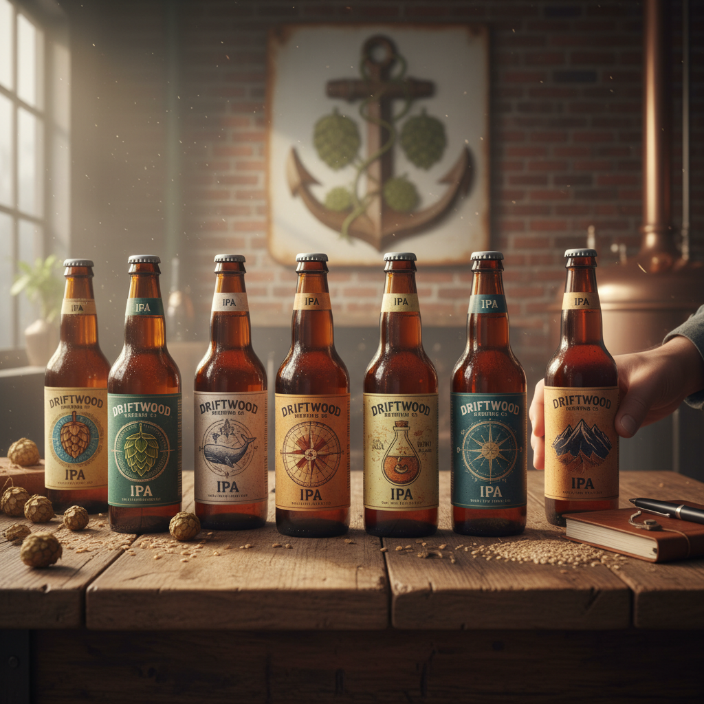 Craft beer product photography