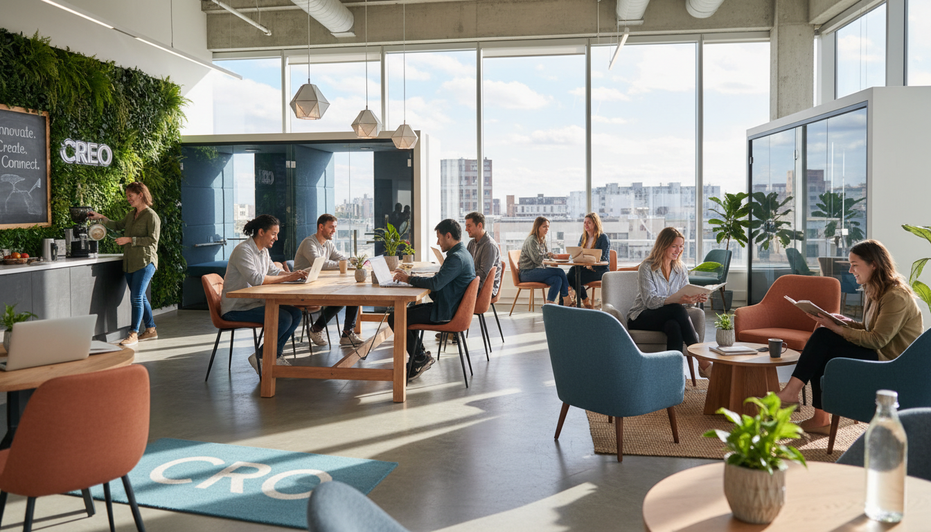 Coworking space hero banner