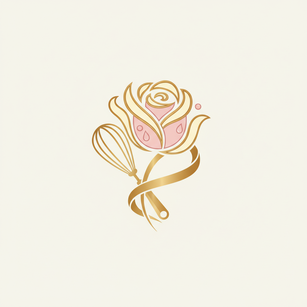 Elegant French bakery logo with Parisian charm