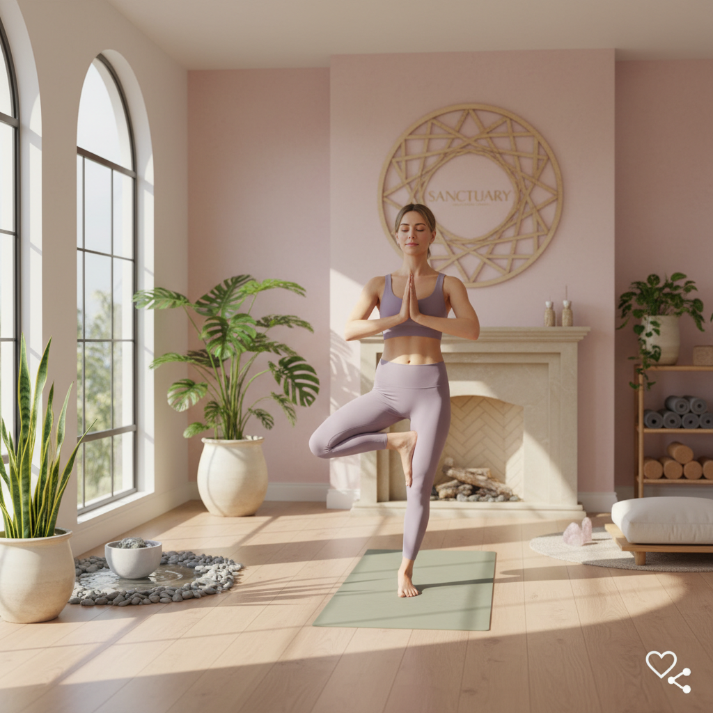 AI-generated Instagram post for wellness brand