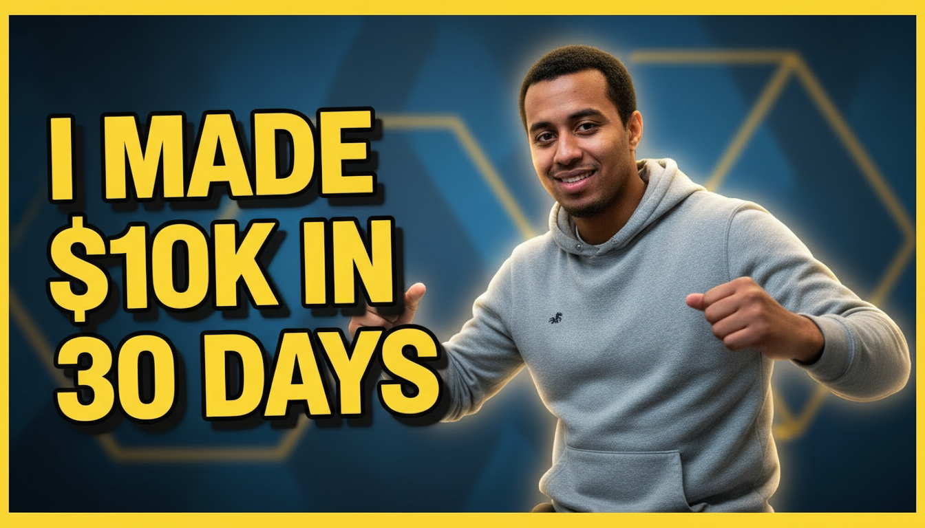 Bold Text Overlay - YouTube thumbnail style